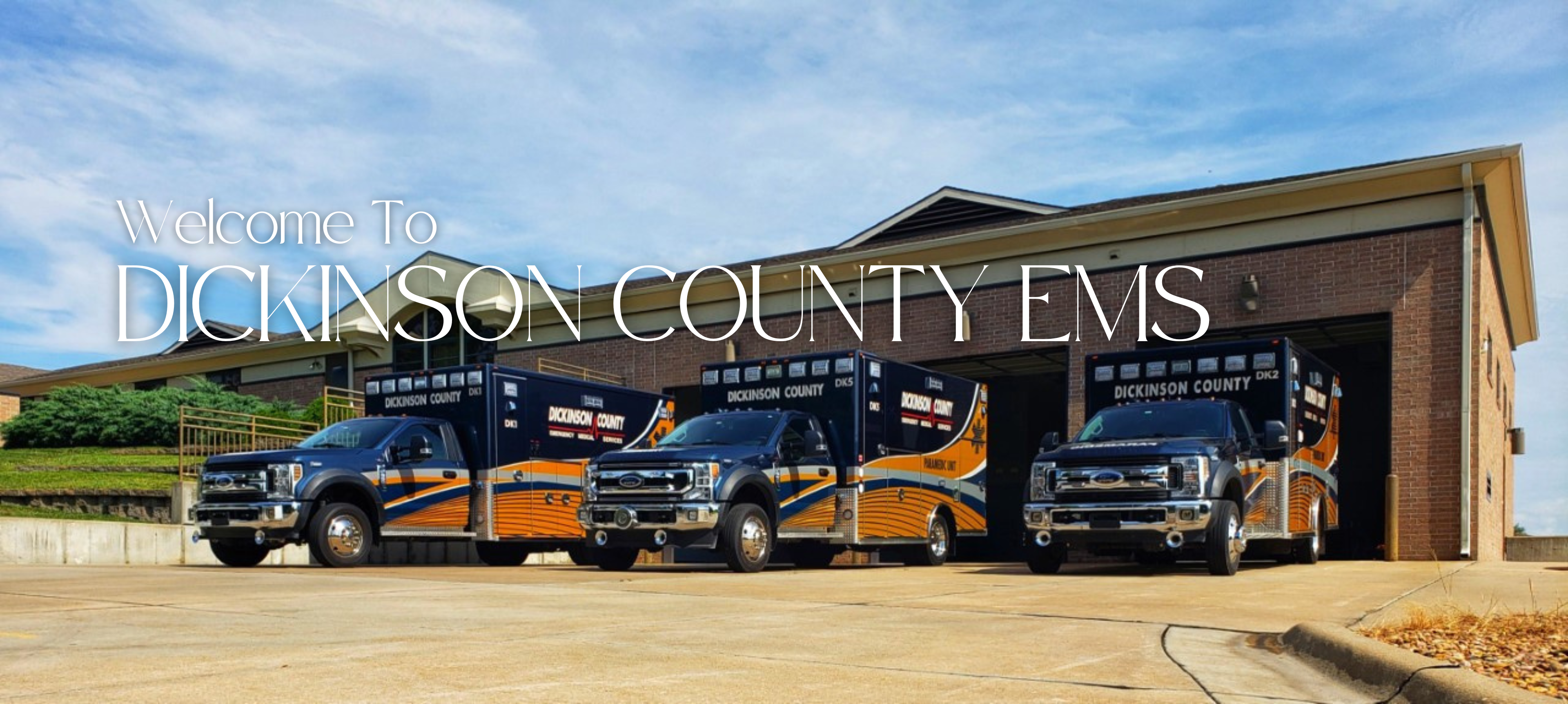 Dickinson County EMS Department Banner Image